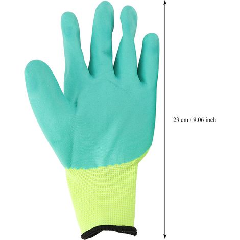 1 paire de gants de travail antidérapants et imperméables pour le jardinage et la manutention (1/5)