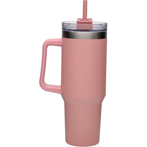 Tazza Thermos con Coperchio Versa Rosa (1/2)