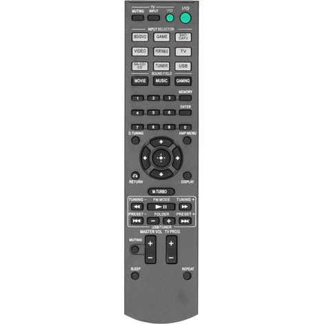 Télécommande TV compatible Sony système home cinéma AV HTM3/HTM5/HTM7/STRKM3/STRKM5/STRKM7/HTM3/HTM5/HTM7/STR (pour RMAAU135) (1/5)