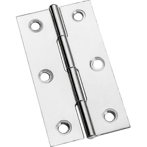 Cerniere in acciaio inox lucido per impieghi gravosi, ideali per armadi, porte e mobili cerniere metalliche a scomparsa per uso domestico e professionale. (1/4)