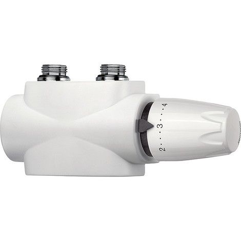Heimeier Multilux 4 robinet thermostatique blanc (1/4)