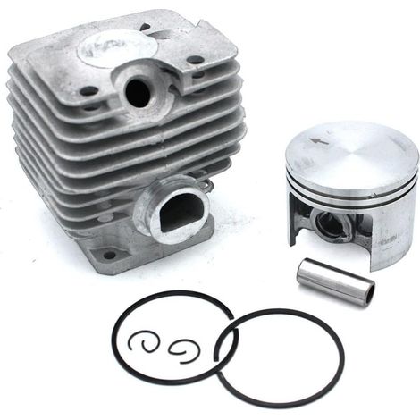 Cylindre de moteur 52 mm avec accessoires pour petit moteur MS381 - Construction légère - Ajustement standard - Kit de cylindre 1 pièce - Installation facile (1/2)