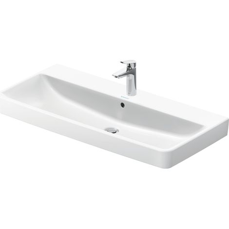 Duravit No.1 Waschtisch, 1 Hahnloch, mit Überlauf, 1000x460mm, (1/3)