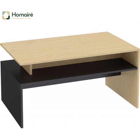 Aufbewahrungseinheit mit Schubladen, schwarz, in Holzdekor 95 x 55 x 50 cm HOMAIRE (1/5)