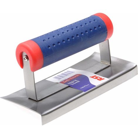 R.S.T. RTR8308 Edger Trowel with Soft Touch Handle, 6 x 3 inches