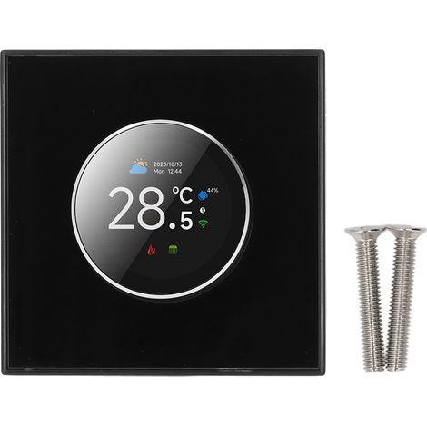 Eosnow Smart Knob Thermostat Wasser Heizung Digital Temp Voice Controller für Tuya WiFi 2 Weg Rotierenden mit Licht 95  240VAC