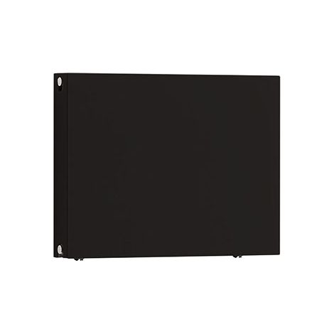 Radiatore ad acqua calda nero, alto 600 mm e largo 800 mm - 1110 Watt - SOL600/800UBN