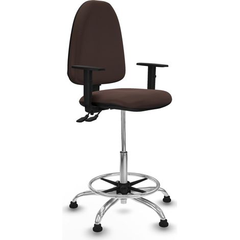 Sedia da Ufficio Piqueras y Crespo B1D05RT Marrone scuro Alta (1/5)