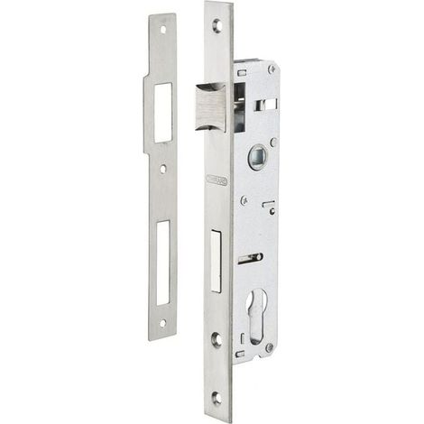ZVD- Versenkter Zylinderschlosskasten für Metallarbeiten, 25mm Achse, Vierkantenden, verzinkt- (1/2)
