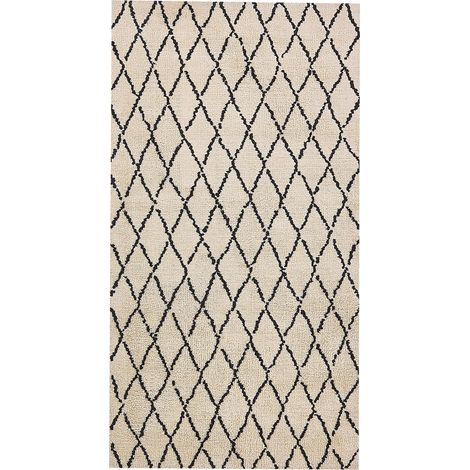 Rug MIDYAT Beige 80 x 150 cm