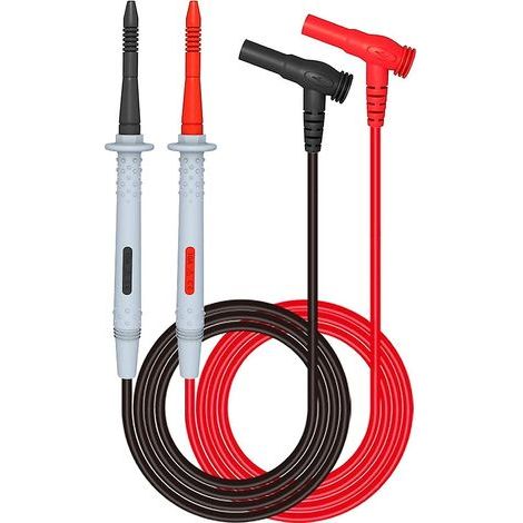 Mehradriges Prüfset für Messgeräte, Prüfspitzen, Prüfleitungsset für Multimeter-Prüfspitzen, 4-mm-Bananenstecker auf 1-mm-Spitznadel/Prüfhaken, 1000-V-Leitung 10 (1/5)