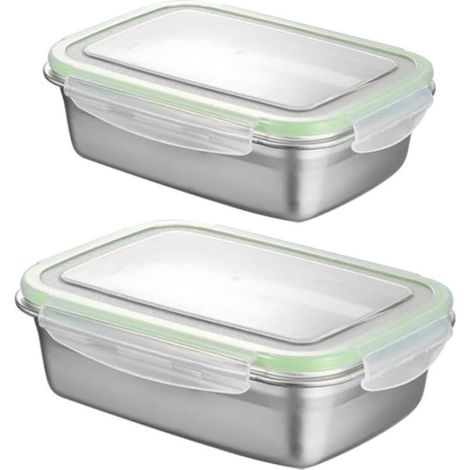 Boîte à lunch ibasenice en acier inoxydable, bento portable (1/5)
