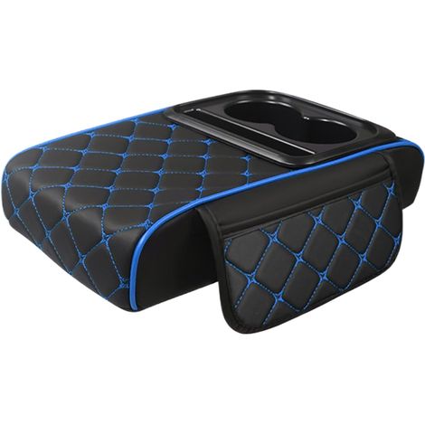Housse d'accoudoir pour voiture Sac de coussin de surélévation pour console centrale Coussin d'accoudoir de véhicule – Cuir PU ABS résistant aux rayures élégant Protection intérieure (1/5)