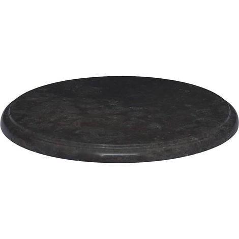 Maison Exclusive - Tablero para mesa mármol negro Ø40x2,5 cm