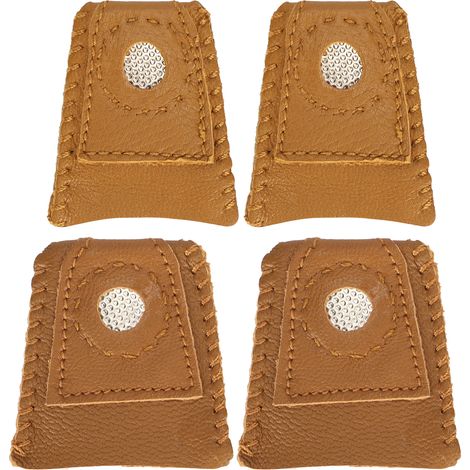 Sewing Finger Sleeve Knitting Thimble Leather Fingertip Protector Embroidery Supplies024 (1/5)