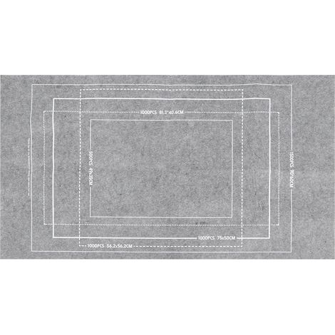 Tapis de rangement en feutre pour jouets et puzzles, accessoires pour enfants, 66 x 117 cm, gris