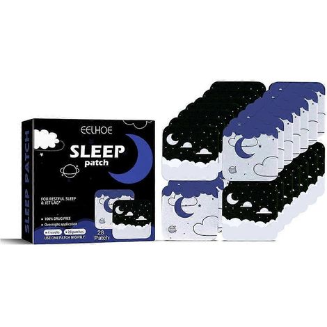 Boîte de 28 patchs. Patch pour le sommeil afin de soulager l'insomnie, l'irritabilité et l'anxiété, d'améliorer le sommeil et sa qualité. (1/4)