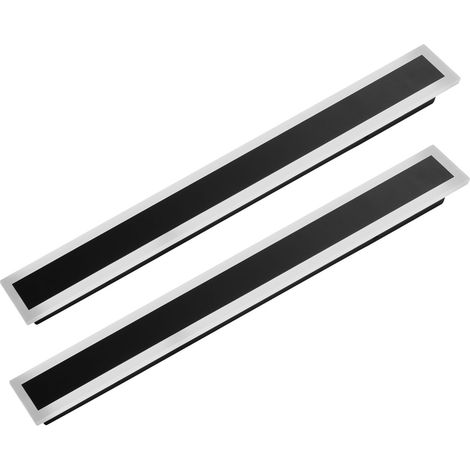 Mophorn Applique Murale d'Extérieur, 8 W, Éclairage LED Moderne, Lot de 2, 80 cm, Blanc Chaud 3000 K, Étanche IP65, Lumière Bidirectionnelle, Idéal pour Porche et Garage