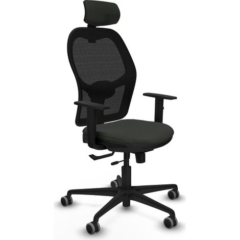Chaise piqueras y crespo Jorquera noir design simple élégant (1/2)