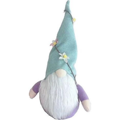 Weihnachtsmann-Gnom Tomte Nisse, gesichtsloser schwedischer Elf, Osterdekoration für Puppe, Haus, Bauernhof, Küche.