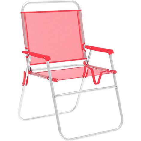Marbueno Klappstuhl Koralle Aluminium 52x80x56 cm