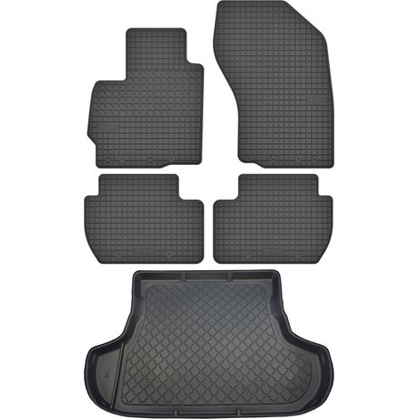Peugeot 4007 SUV (03.2007–08.2012) – SET: Gummifußmatten + Kofferraummatte (1/5)
