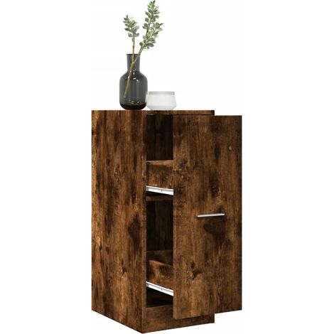 Apothekerschrank Räuchereiche 30x41x77,5 cm Holzwerkstoff