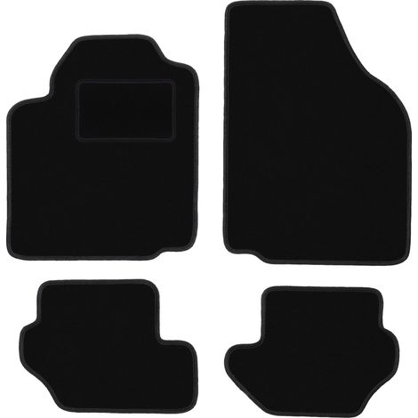 Tappetini in velluto nero per: Ford Fiesta MK5 hatchback (1999-2002)
