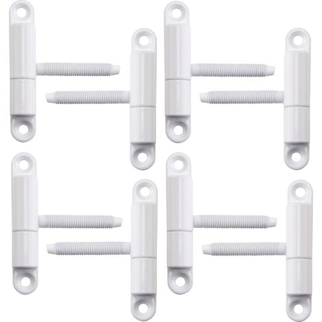 Türband Einbohrband 15 x 83 mm mit Zapfen M8 x 50 mm weiß, 8 Stück (1/5)