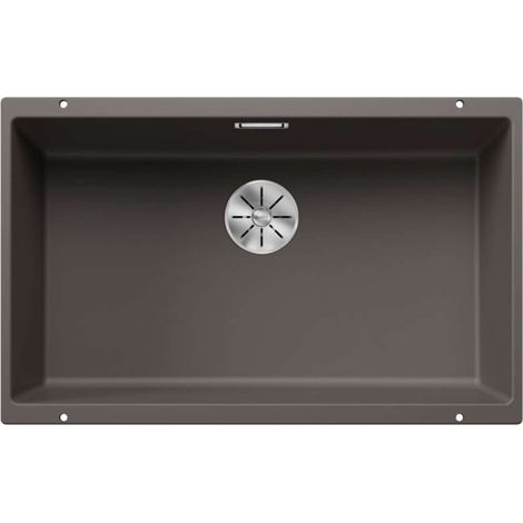 BLANCO Unterbaubecken SUBLINE 700-U Silgranit, InFino Vulkangrau (1/2)