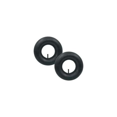 2 piezas 4.10/3.50-4 Cámara de neumático TR-13 Válvula recta para carretilla, plataforma, carrito de jardín, cortacésped - INHHUB (1/4)