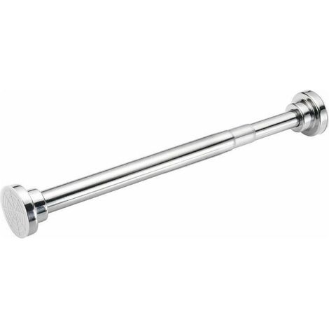Barre à Tension de Douche Tringle à rideaux sans perage tige barre inox téléscopique 55-85,cmbarre rideau sans perage (1/5)