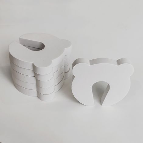 Türgriffe aus Schaumstoff für Türen mit einer Dicke von 2,5 bis 5 cm verhindern das Zuschlagen von Türen und schützen diese vor Kindern und Haustieren. (1/5)