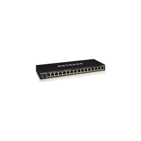 NETGEAR GS316P Non gestito Gigabit Ethernet (10/100/1000) Supporto Power over Ethernet (PoE) Nero (1/5)