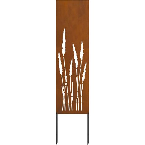 Écran de confidentialité de jardin Fretwork Rouillé 32 x 140 cm CFW215255 (1/5)