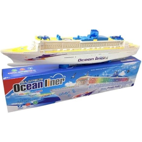 Jouet Bateau De Croisière Électrique Musique et Son Décoration Lumineuse (1/5)