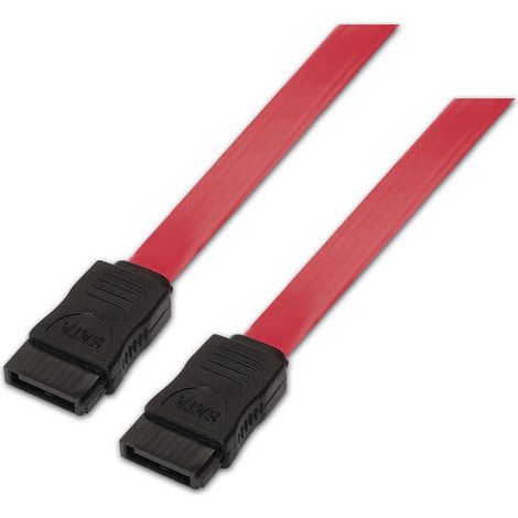 A130-0153 cable de SATA 0,5 m SATA 7-pin Negro, Rojo (1/2)