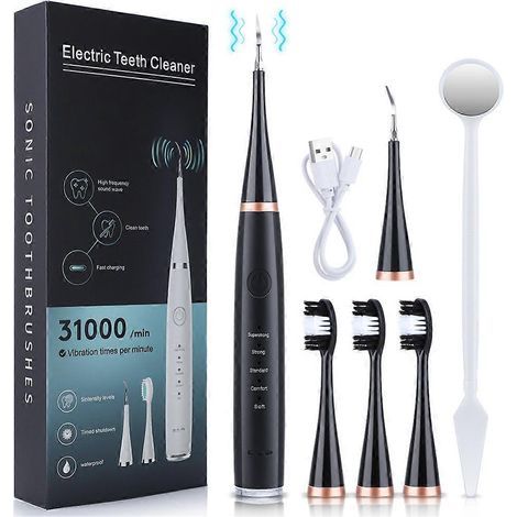 Brosse à dents électrique intelligente pour éliminer les taches et le tartre, blanchiment des dents (1/5)