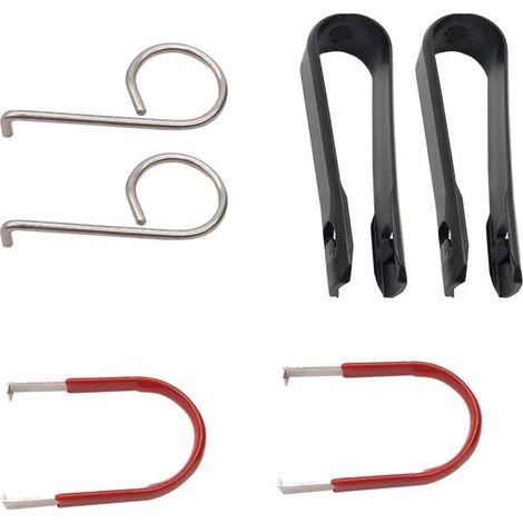 Extracteur de capuchons de roue – Pince à démontage universelle pour écrous, acier trempé, 4 pièces (1/4)