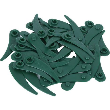 Lot de 50 lames de rechange en plastique pour tondeuse à gazon ART 23-18 Li/26-18Li (1/5)