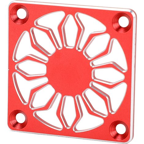 Cache-ventilateur de refroidissement pour moteur électrique, en alliage d'aluminium, rouge, pour voiture RC (1/5)