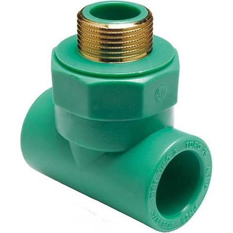 Raccordo a "t" filettato maschio in pp-r : Diametro - 25X3/4"