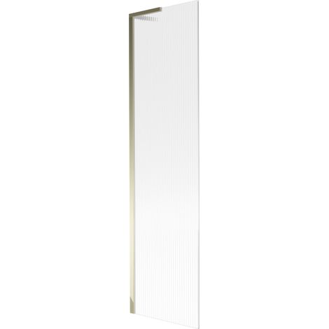 Mexen Next L paroi de baignoire 1-pliable 50 x 150 cm, rainuré, doré - 895-050-000-03-09-50 (1/5)