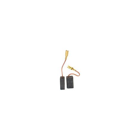 Juego de 2 carbones adaptables para AEG - Atlas Copco. Dimensiones: 6 x 9 x 15,5 mm.