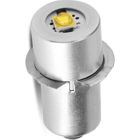 Ampoule de rechange LED P13.5S 3W pour lampe torche, lampe de travail d'urgence (blanc chaud 412V) (1/5)
