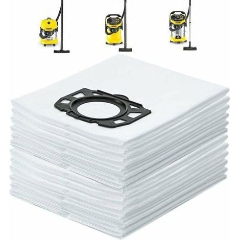 12 sacs d'aspirateur pour Karcher WD4 WD5 (1/5)