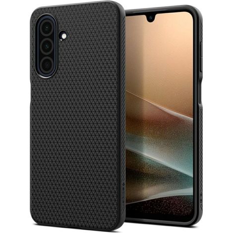 Cover per Samsung Galaxy A26 5G Liquid Air - nero opaco (1/5)