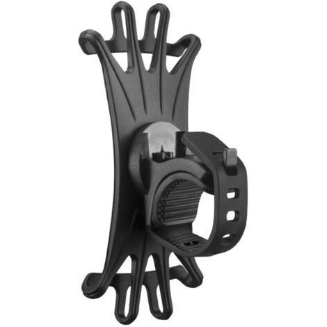 Bike Phone Holder, Universal Motorcycle Phone Holder, Adjustable, 360° Rotation, Anti-Vibration, Silicone, Compatible with iPhone 15/14 Pro Max, Galaxy and Other Devices (1/5)