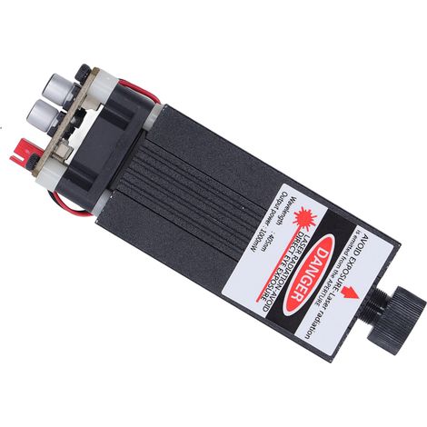 Module Gravure Laser 405nm 1W Mise au Point Réglable Dissipation Rapide Kit Découpe Bois Graveur Précision (1/5)
