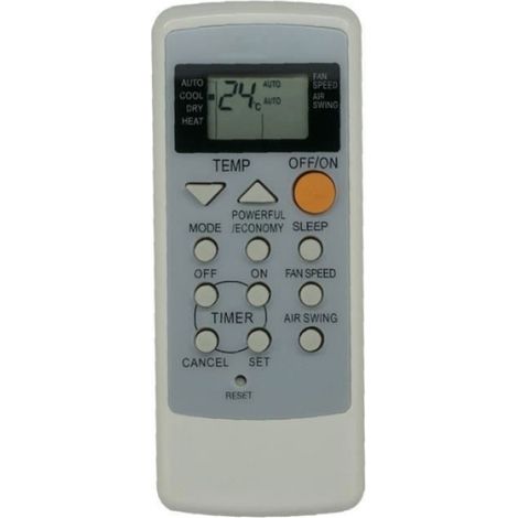 REMPLACEMENT CLIMATISEUR TELECOMMANDE POUR Panasonic A75C2043 2046 A750 81X2